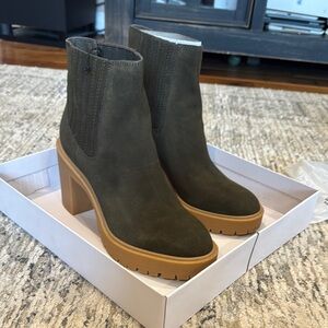 Dolce vita Olive Green Ankle Boots